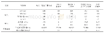 《表3 项目实施前后全厂污染物排放“三本账”》