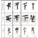 《表1：浅析受齐系影响的《唐虞之道》书风特点》