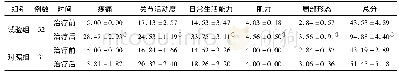 表2 两组患者治疗前后Constant-Murley肩关节功能评分比较(±s)