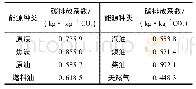 表1 不同能源碳排放系数