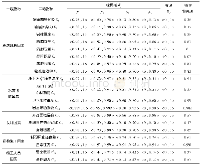 表5 隧道开挖面塌方评价预警的经典域和节域