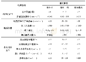 表5 约束条件量化取值标准表[29,31,32]