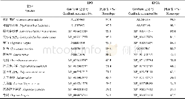 《Table 1 Primers for Epo and Epor gene cloning and analysis in Gymncypris eckloni》