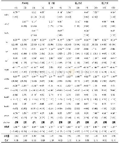 《表3 劳动力市场就业隔离分析》