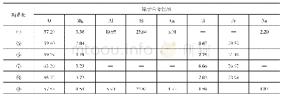 表3 晶化热处理3 h样品的典型析晶相原子组成