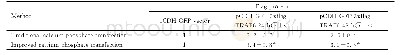 表2 Western blotting法检测2种磷酸钙转染法转染293T细胞中flag蛋白表达水平