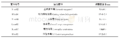 《表6 拮抗菌株对尖孢镰刀菌的抑制作用》