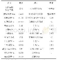 表1 基坑支护结构基本信息