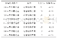 表3 地连墙护岸加固规格表