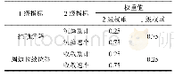 表4 动态指标体系权重分配综合表