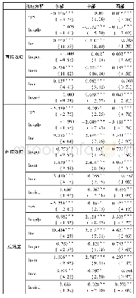 表6 空间杜宾模型分地区回归结果