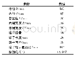 表3 轴承主要结构参数Tab.3 Main structural parameters of bearing