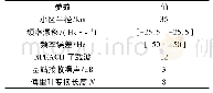 表1 系统仿真参数配置表