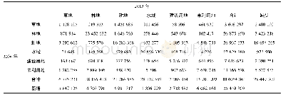 表1 2006年和2013年土地利用转移矩阵