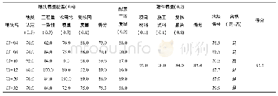 《表3 广西某县增减挂钩项目外业抽查地块评分情况》