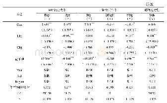 表6 公司战略定位与外部审计需求“偏好”