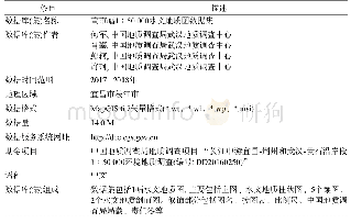 表1 数据库(集)元数据简表