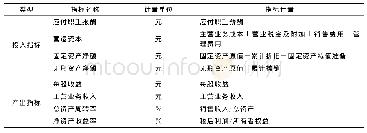 表2 投入产出指标：“一带一路”相关上市公司投资效率的静态和动态分析——基于超效率CCR模型和Malmquist指数模型