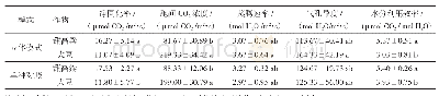 表1 不同种植模式下甜高粱和大豆的光合性能