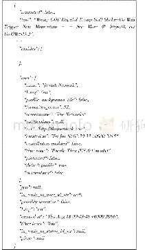 表1 twitter JSON格式数据结构