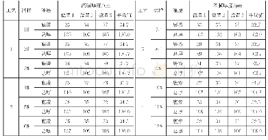 表3 涂层厚度测试结果：喷砂工艺对水性涂装涂层附着力的影响