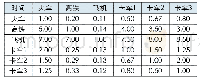 《表3 判断矩阵2：基于AHP的城市间物流运输路线选择研究》