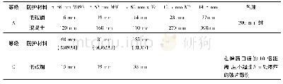 表2 参考最小防护厚度要求