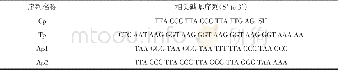 《表1 所用相关DNA序列》