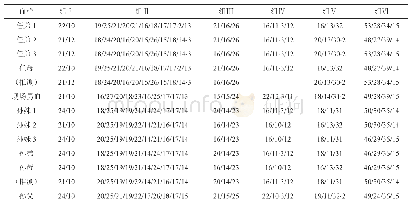 《表2 X-STR分型：X-STR基因座单倍型分析在特大杀人案中的应用》