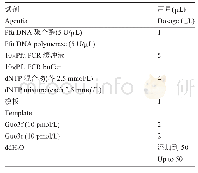 《表8 反应体系：辣椒尿黑酸植基转移酶基因(HPT)的克隆及生物信息学分析》