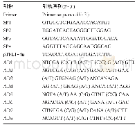 表2 优化后尺寸链环：芒果MiTFL1-4基因启动子克隆与生物信息学分析