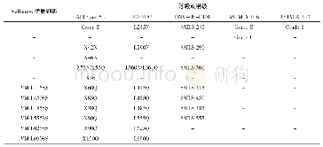 表5 瓦卢瑞克钢管公司海底管线产品体系