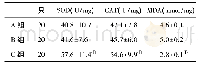 表2 各组大鼠肝组织SOD、CAT和MDA水平(±s)比较