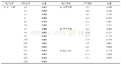 表6 教师评价指标及其权重