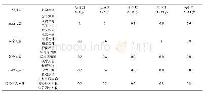 表1 农村留守儿童各个年龄阶段面临的风险指数表