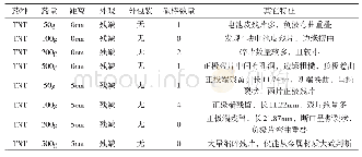 表3 5号电池破坏情况：爆炸痕迹中电池碎片的研究