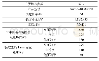 表1 天然酯变压器的性能参数