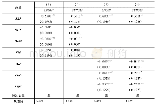 表3 进口和FDI的溢出和竞争效应对中美技术差距的影响结果