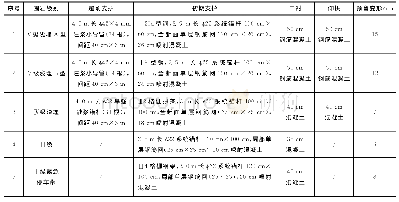 表1 胜利隧道围岩支护参数