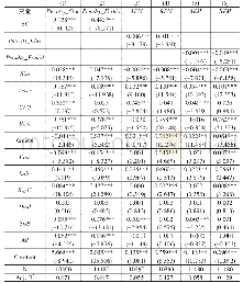 表5 证监会换届、监管力度与企业盈余质量