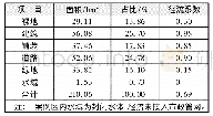 表1 案例区下垫面组成：城市雨水管道排水能力评估中不同方法的对比分析