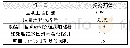 表6 优化运行改造项目投资预算