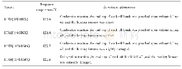 表3 HT01～HT04样品的慢速烤燃试验结果