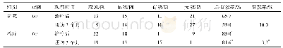 表1 两组临床疗效和随访结果比较