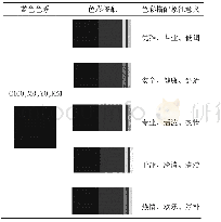 《表4 以蓝色为主色调的配色方案》