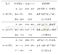 表1 防渗墙声波对穿测试成果表