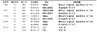 表5 CDK1、KIF11、CCNB1、CDC45和CXCL8蛋白在NC及CC肿瘤细胞中表达