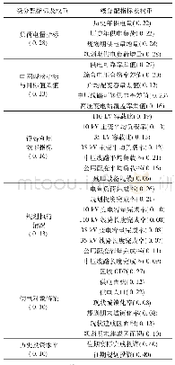 表1 投资分配模型及指标权重