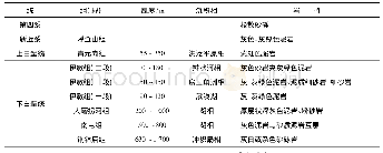 《表1 研究区地层结构表：砂岩型铀矿沉积体系分析及其与铀矿化的关系——以贝尔—乌尔逊凹陷为例》