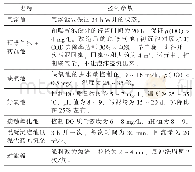 《表3 各构筑物的控制参数》